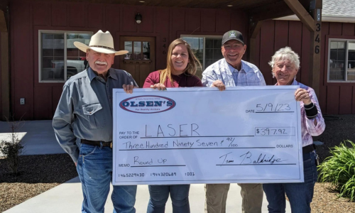 LASER Round Up Donation