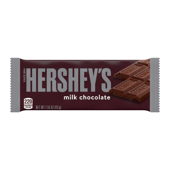 HERSHEY'S Milk Chocolate Candy Bar