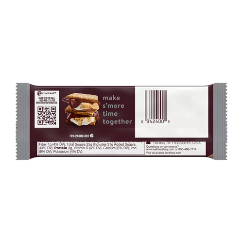 HERSHEY'S Milk Chocolate Candy Bar